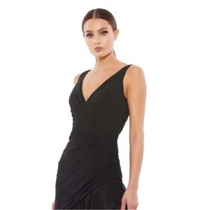 Mac Duggal Black Asymmetrical Dress